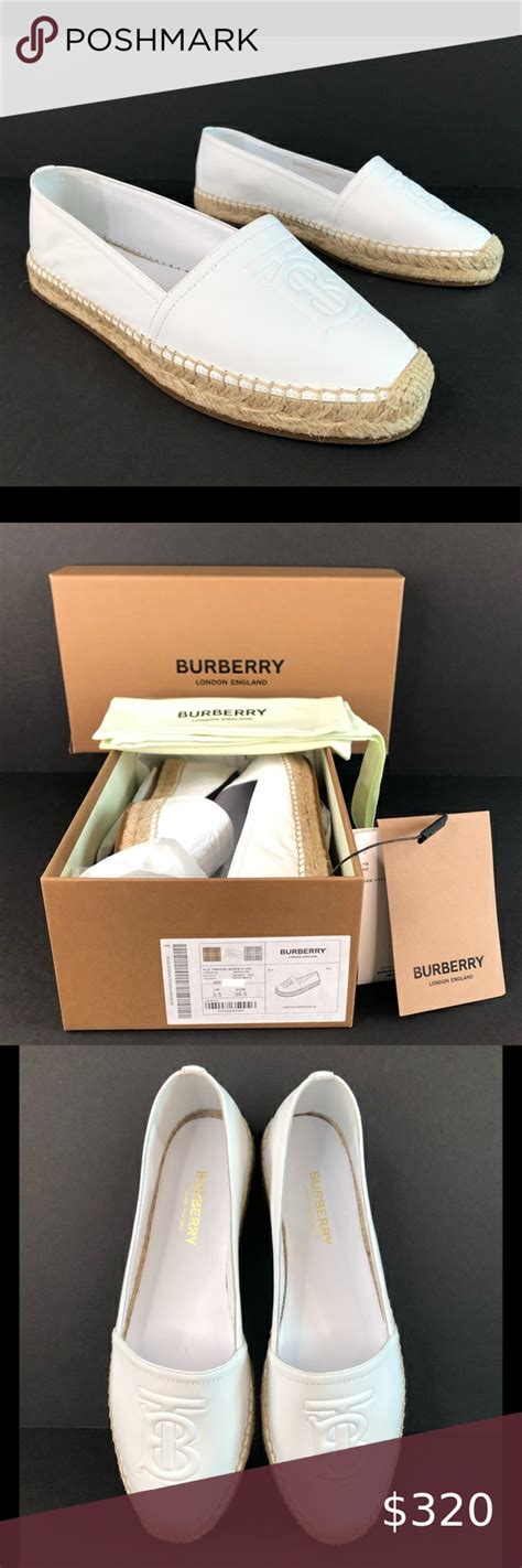 burberry tabitha monogram leather espadrille|Burberry Espadrilles for Women .